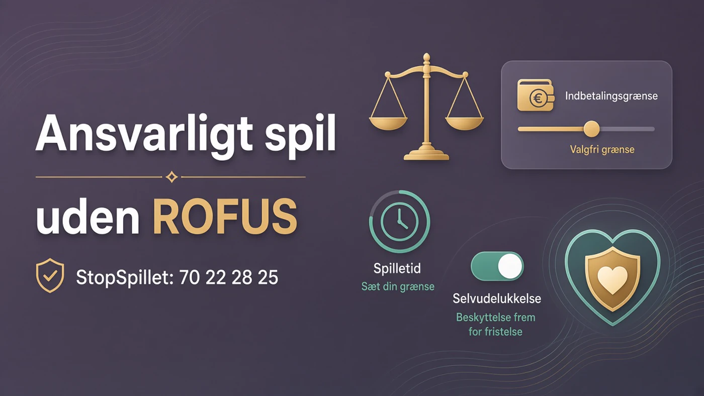 Ansvarligt spil uden ROFUS